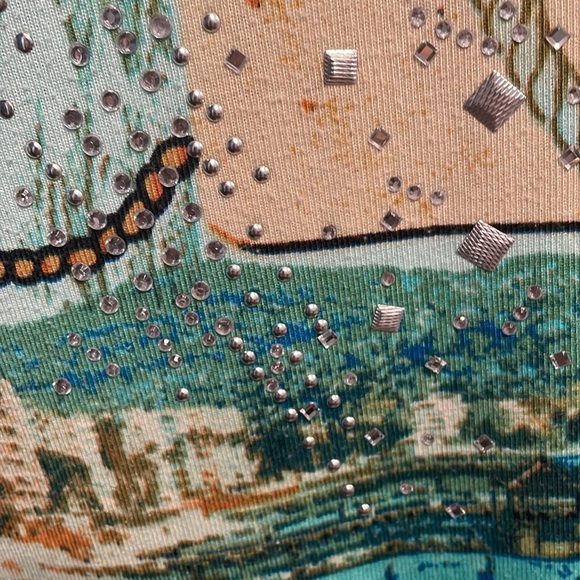 🍕🍕🍕BOGOHO 🍕🍕🍕Nautical Print Asymmetrical Top - Picture 5 of 10